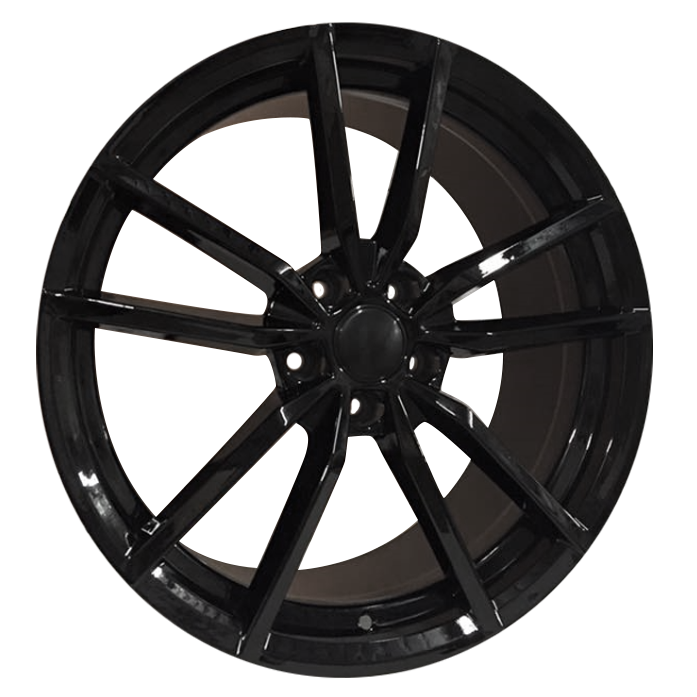 18x8” Vw Golf R Pretoria Style Alloy Wheels Gloss Black Omi Wheels