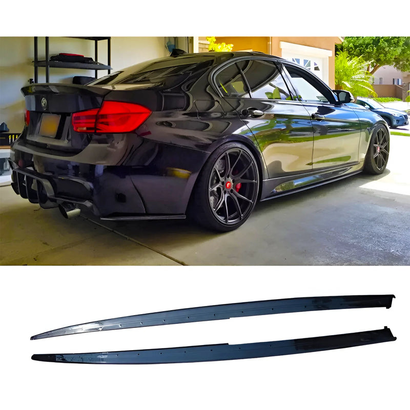 BMW F30 Side Extensions M-Sport (Gloss Black)