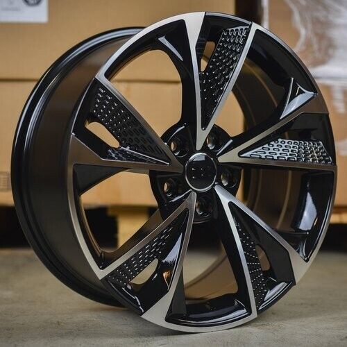 21x9" Audi 2020 RS7 Style Alloy Wheels Black Machined