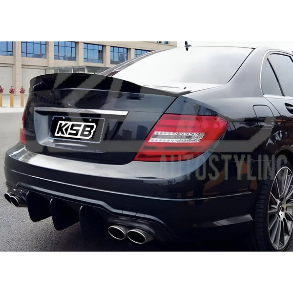 Mercedes C Class C63 AMG Style Ducktail Spoiler
