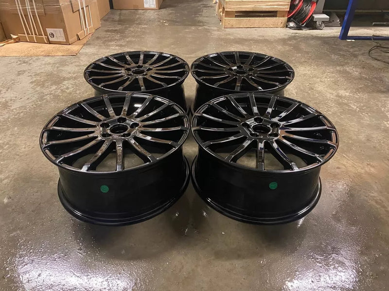 18" Focus RS MK2 Style Alloy Wheels Gloss Black | OMI Wheels