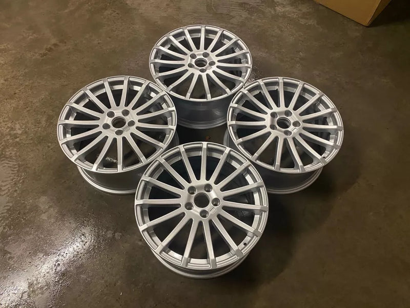 18" Ford Focus RS MK2 Style Wheels Quartz Silver | OMI Wheels