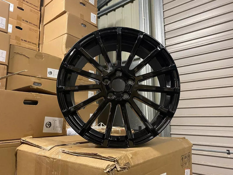 18" Focus RS MK2 Style Alloy Wheels Gloss Black | OMI Wheels