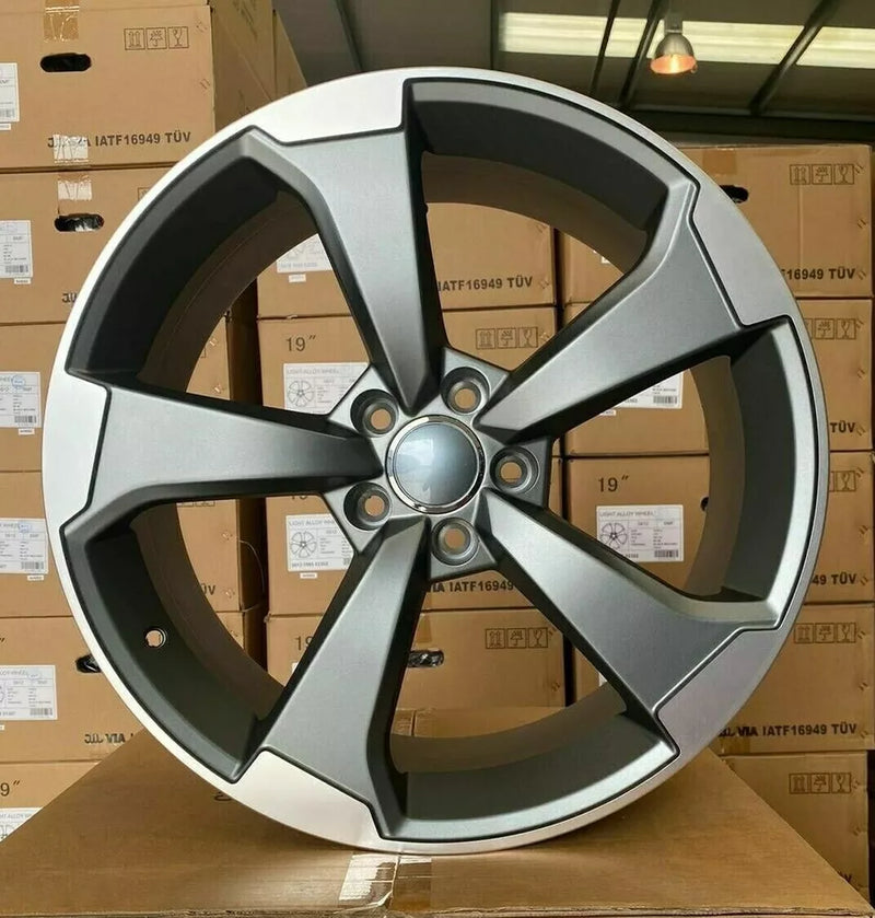 18" RS3 2019 Style Alloy Wheels - GMF 5X112 | VW Golf, Caddy, Audi A3, A4, TT