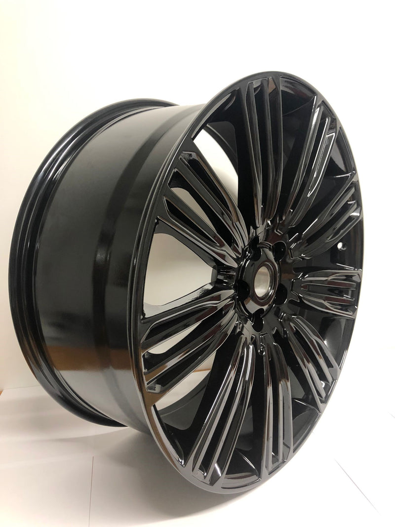 22x9.5" Velar Style Alloy Wheels Black