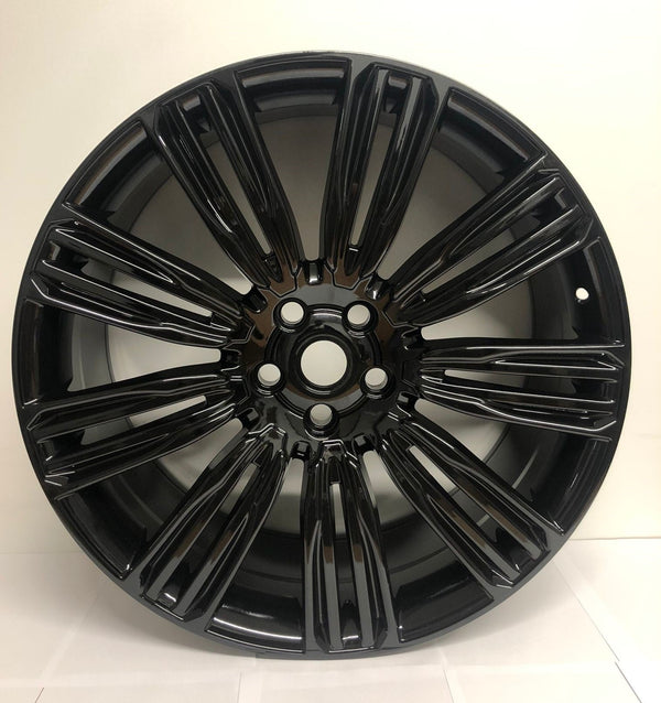 22x9.5" Velar Style Alloy Wheels Black